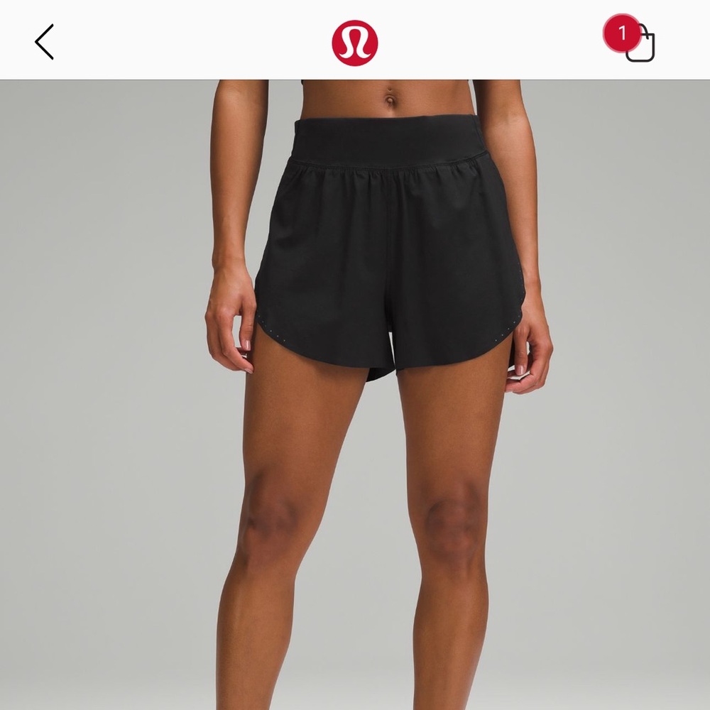 Lululemon Fast and Free Reflective High-Rise
Classic-Fit Short 3"